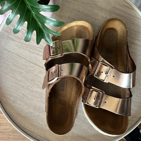Birkenstock Arizona Sandal Metallic Copper - Picture 4 of 14